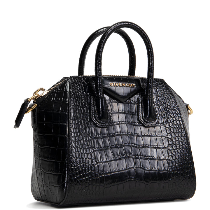 GIVENCHY Mini Embossed Antigonia Top Handle