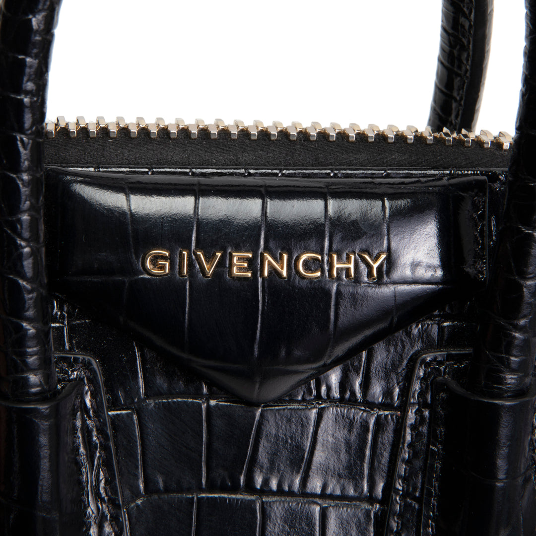 GIVENCHY Mini Embossed Antigonia Top Handle
