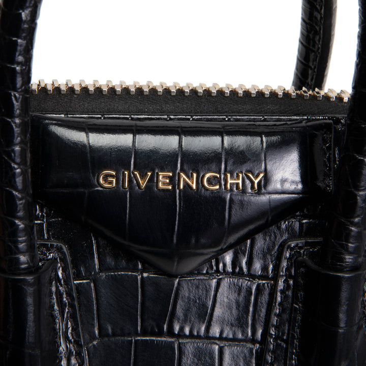 GIVENCHY Mini Embossed Antigonia Top Handle