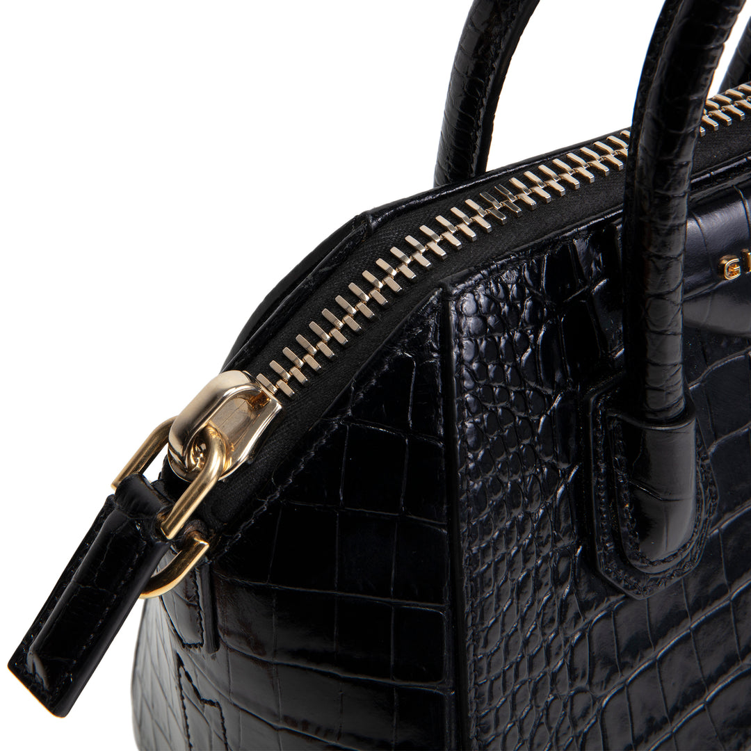 GIVENCHY Mini Embossed Antigonia Top Handle