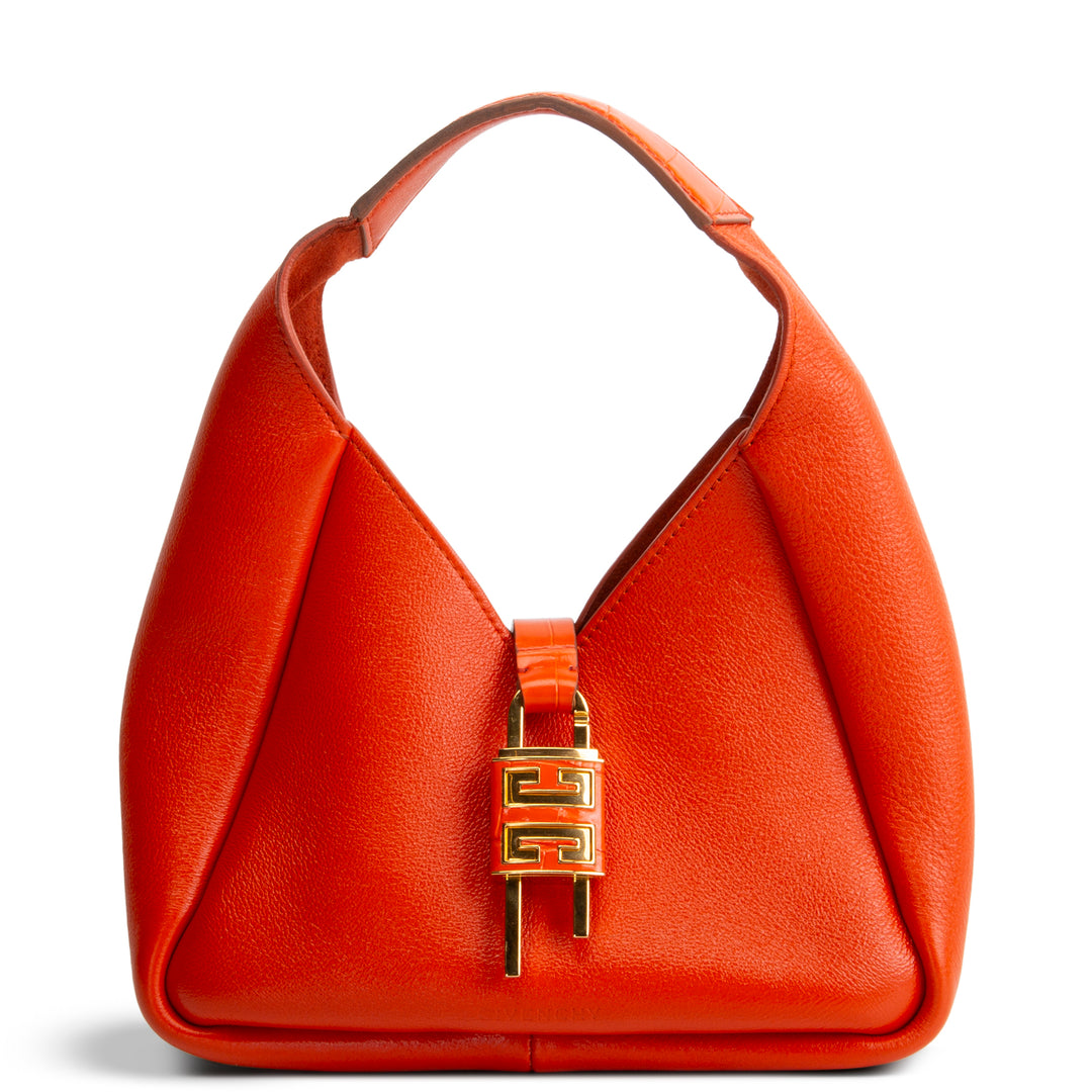 GIVENCHY Leather Padlock Mini - Orange