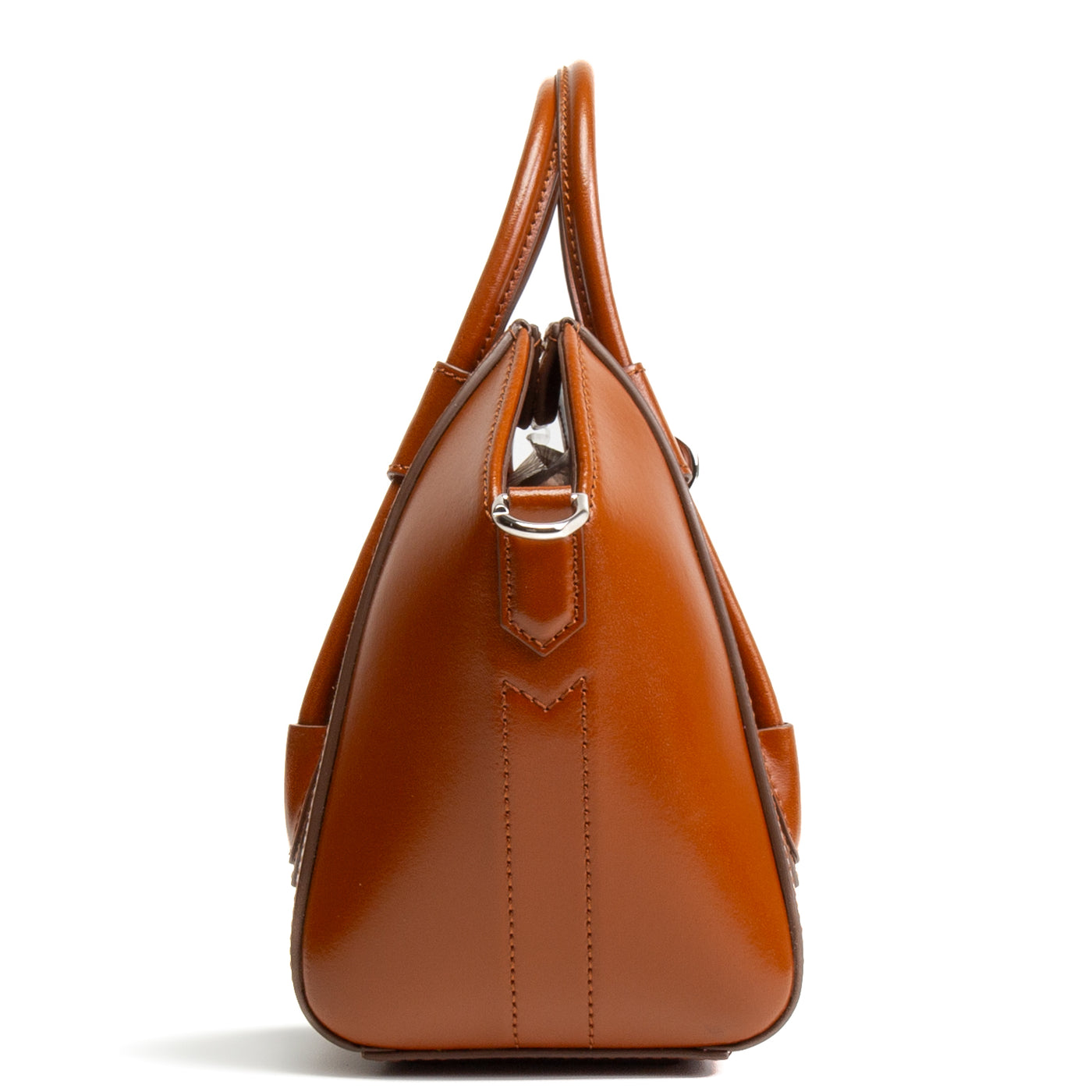 GIVENCHY Mini Antigona Lock Bag - Cognac