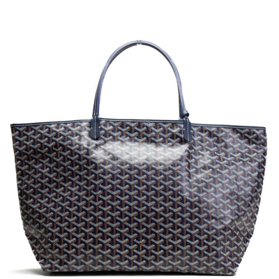 GOYARD Goyardine St.Louis Tote GM -Navy Blue