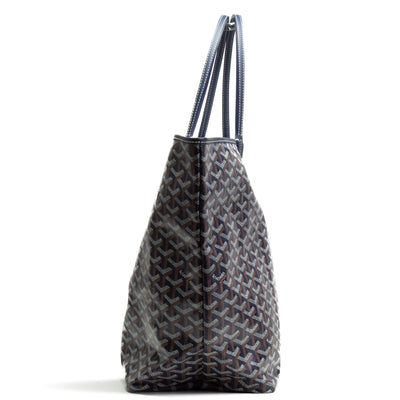 GOYARD Goyardine St.Louis Tote GM -Navy Blue