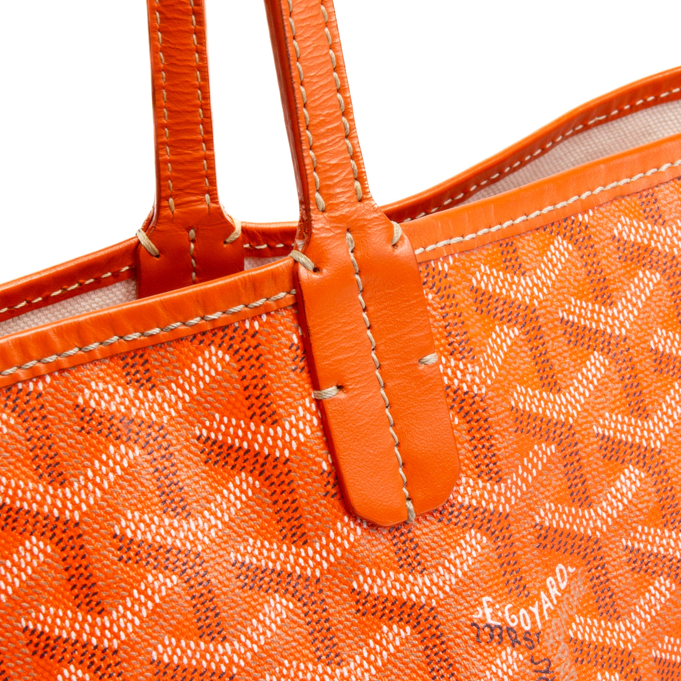 GOYARD Goyardine St Louis Tote PM w/ Pouch - Orange - OUTLET - FINAL SALE