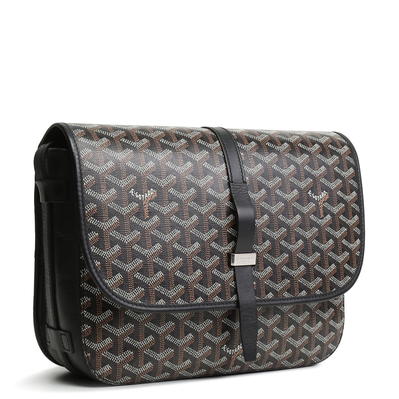 GOYARD Goyardine Belvedere MM Messenger - Black