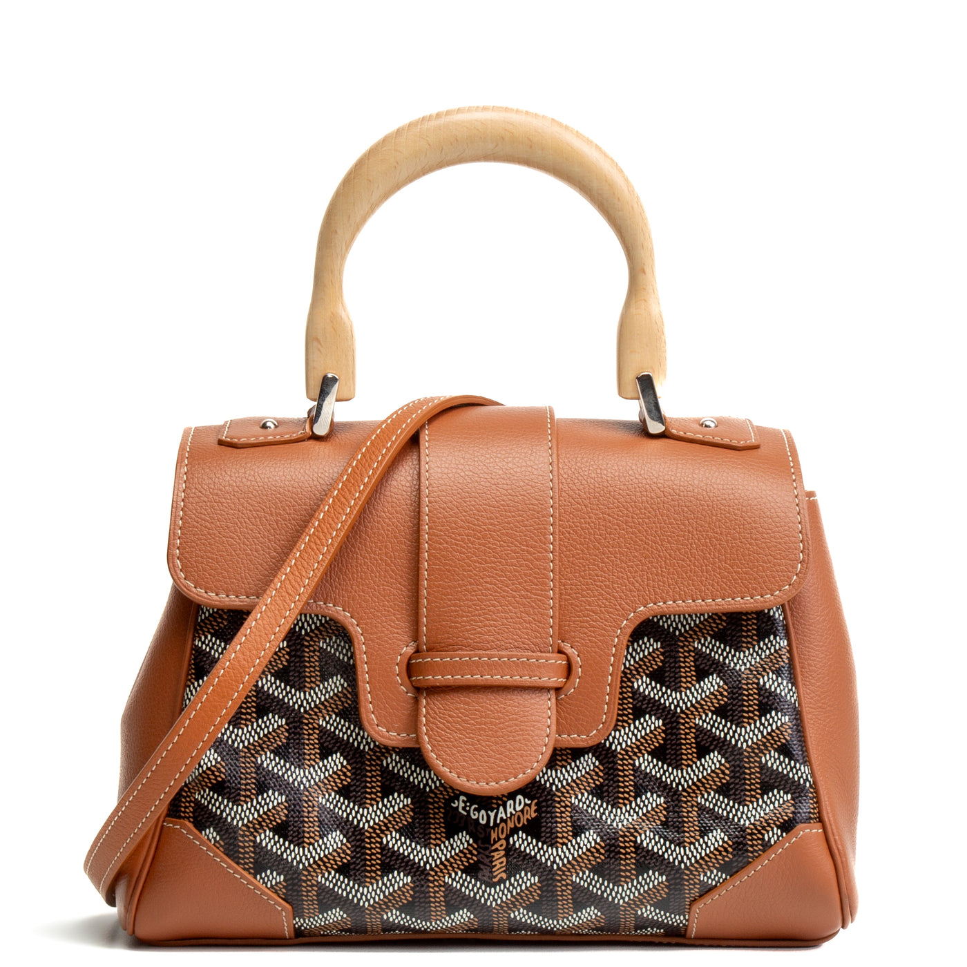 GOYARD Saïgon Souple Mini - Black & Tan