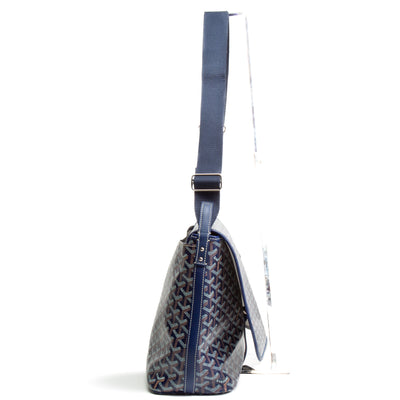 GOYARD Goyardine Capetien MM Messenger Bag -Navy Blue