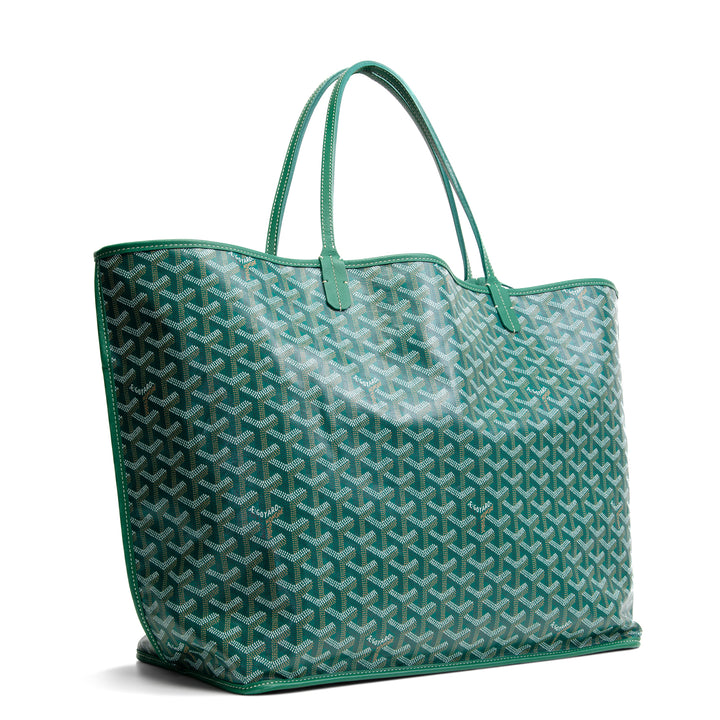 GOYARD Goyardine Reversible Anjou GM w/ pouch - Green