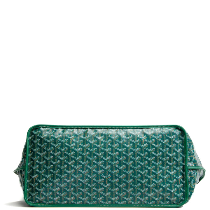 GOYARD Goyardine Reversible Anjou GM w/ pouch - Green