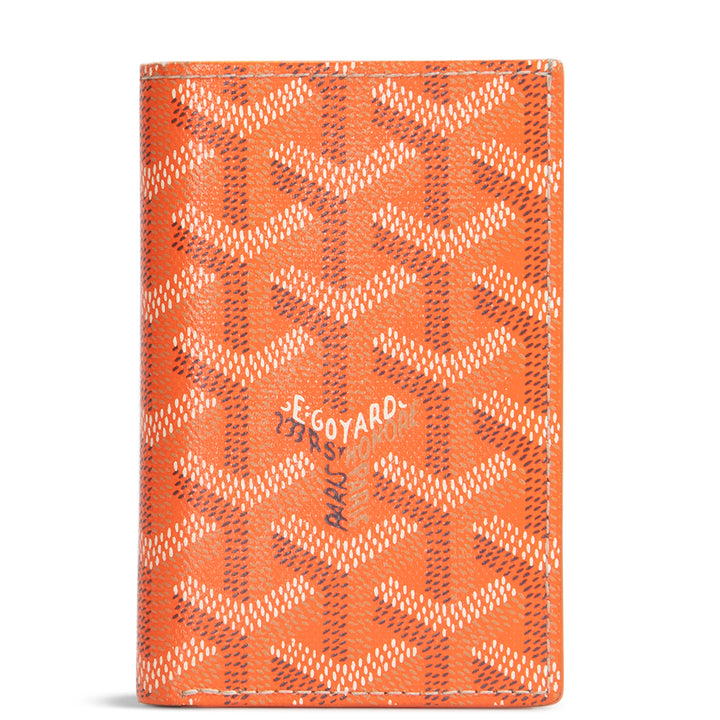 GOYARD Goyardine Saint Pierre Card Wallet - Orange