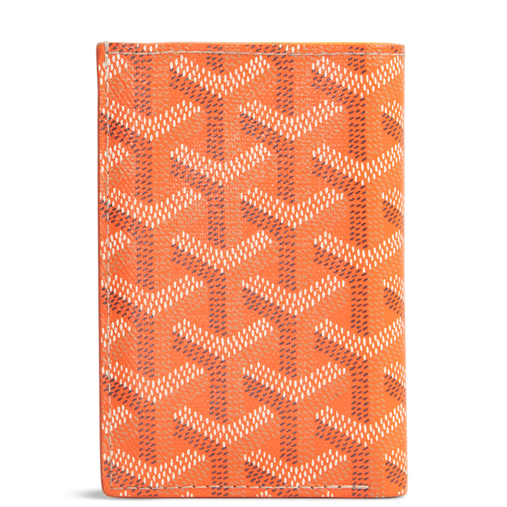 GOYARD Goyardine Saint Pierre Card Wallet - Orange