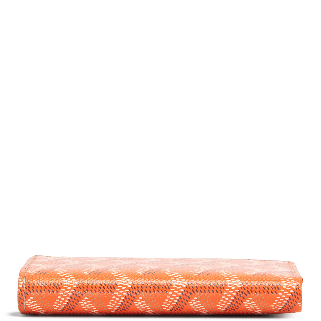 GOYARD Goyardine Saint Pierre Card Wallet - Orange