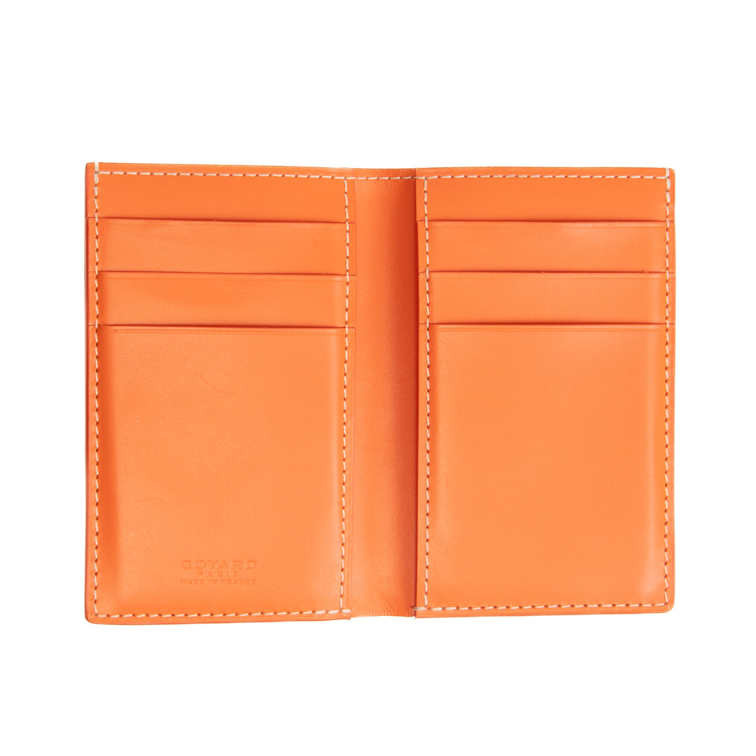 GOYARD Goyardine Saint Pierre Card Wallet - Orange