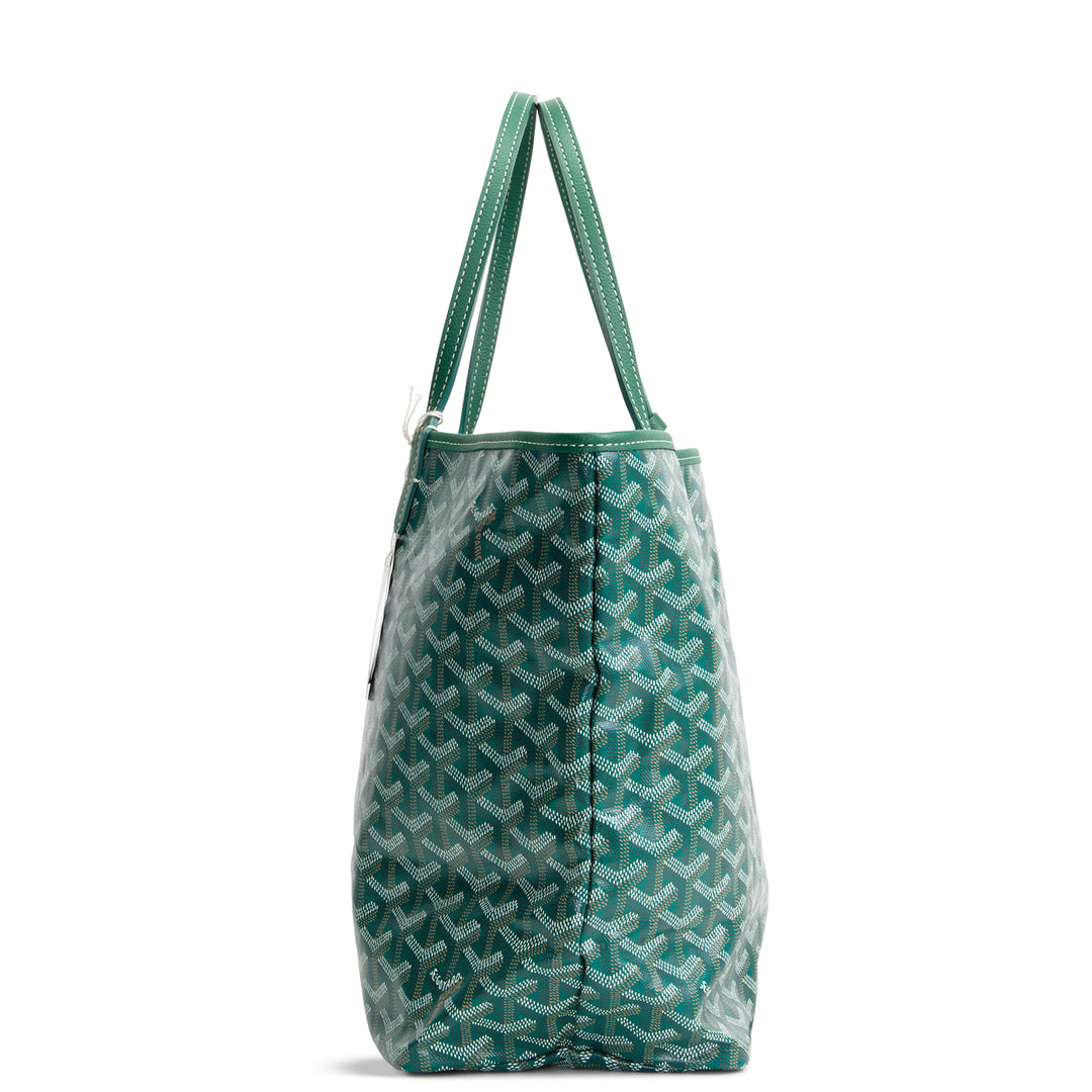 GOYARD Goyardine St. Louis Tote w/ Pouch PM - Green