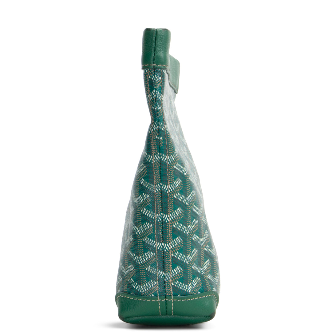 GOYARD Goyardine Conti Pouch - Green OUTLET FINAL SALE