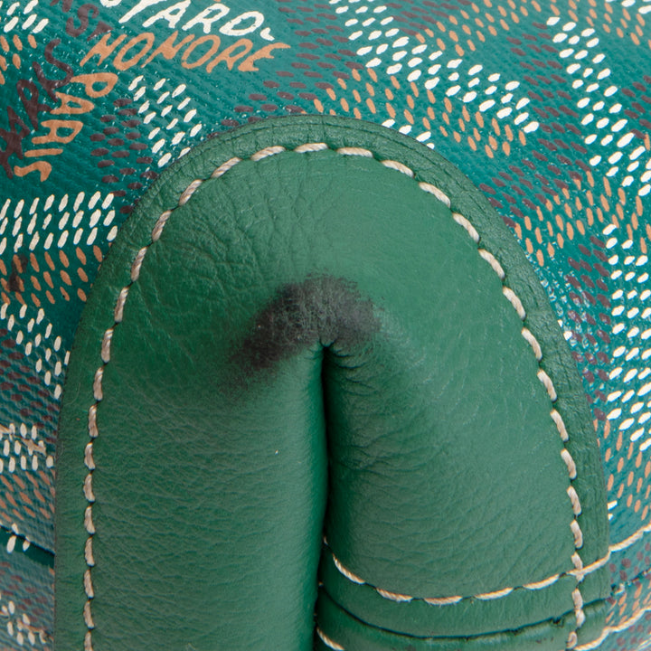 GOYARD Goyardine Conti Pouch - Green OUTLET FINAL SALE