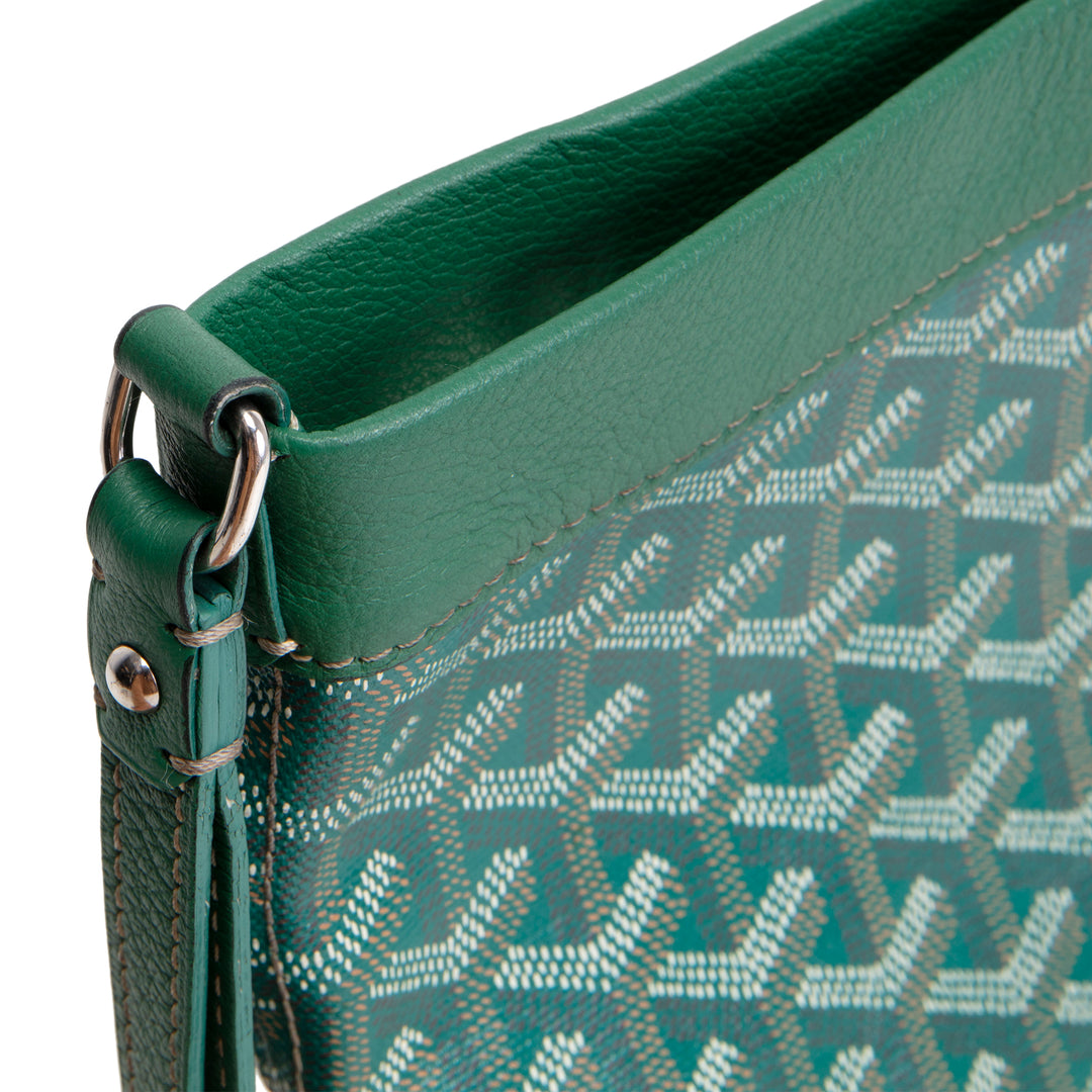 GOYARD Goyardine Conti Pouch - Green OUTLET FINAL SALE