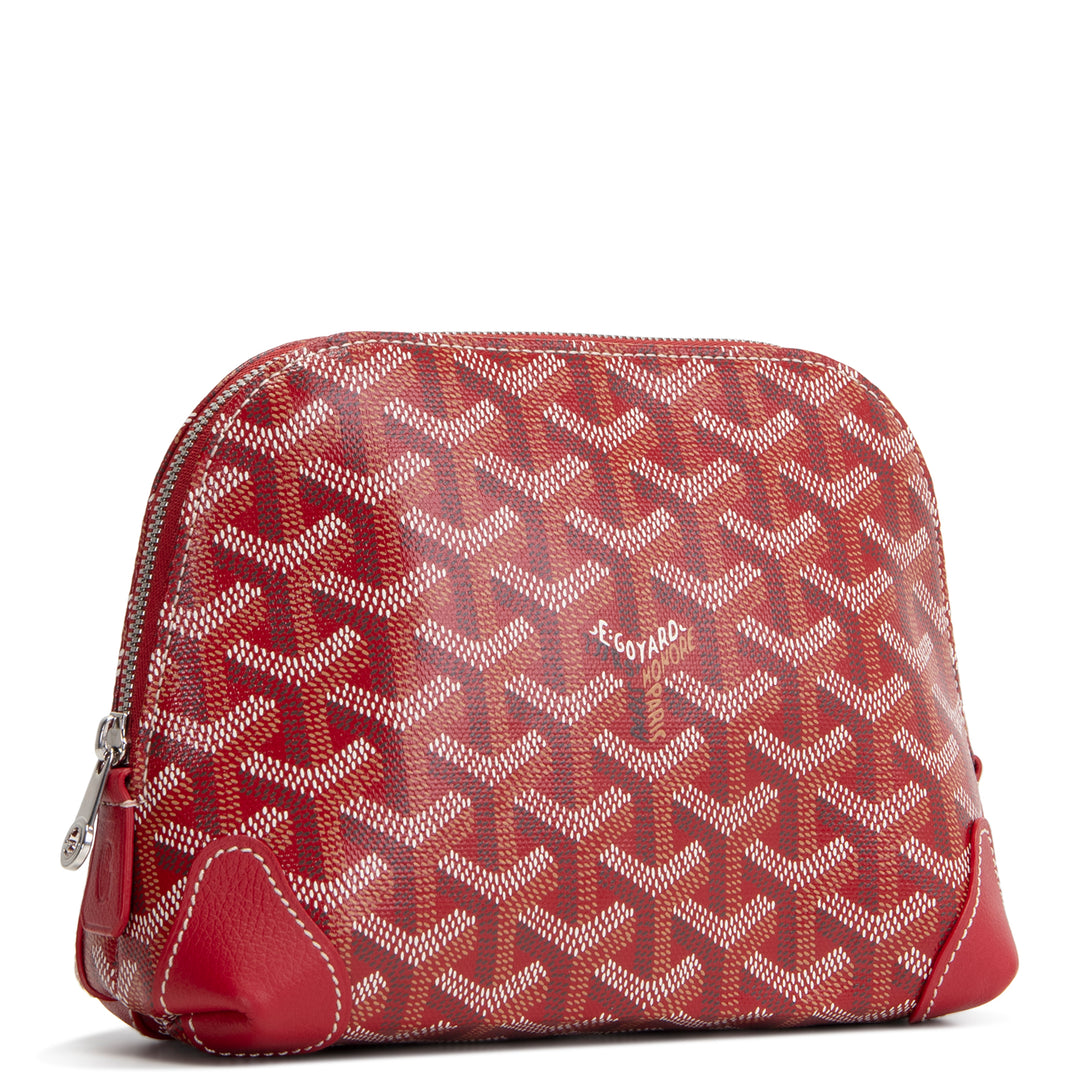 GOYARD Goyardine Vendome Cosmetic Pouch - Red