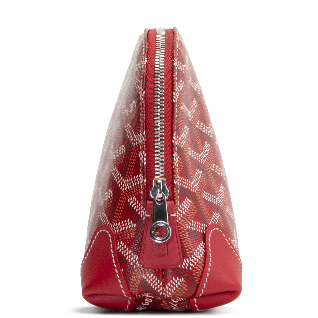 GOYARD Goyardine Vendome Cosmetic Pouch - Red