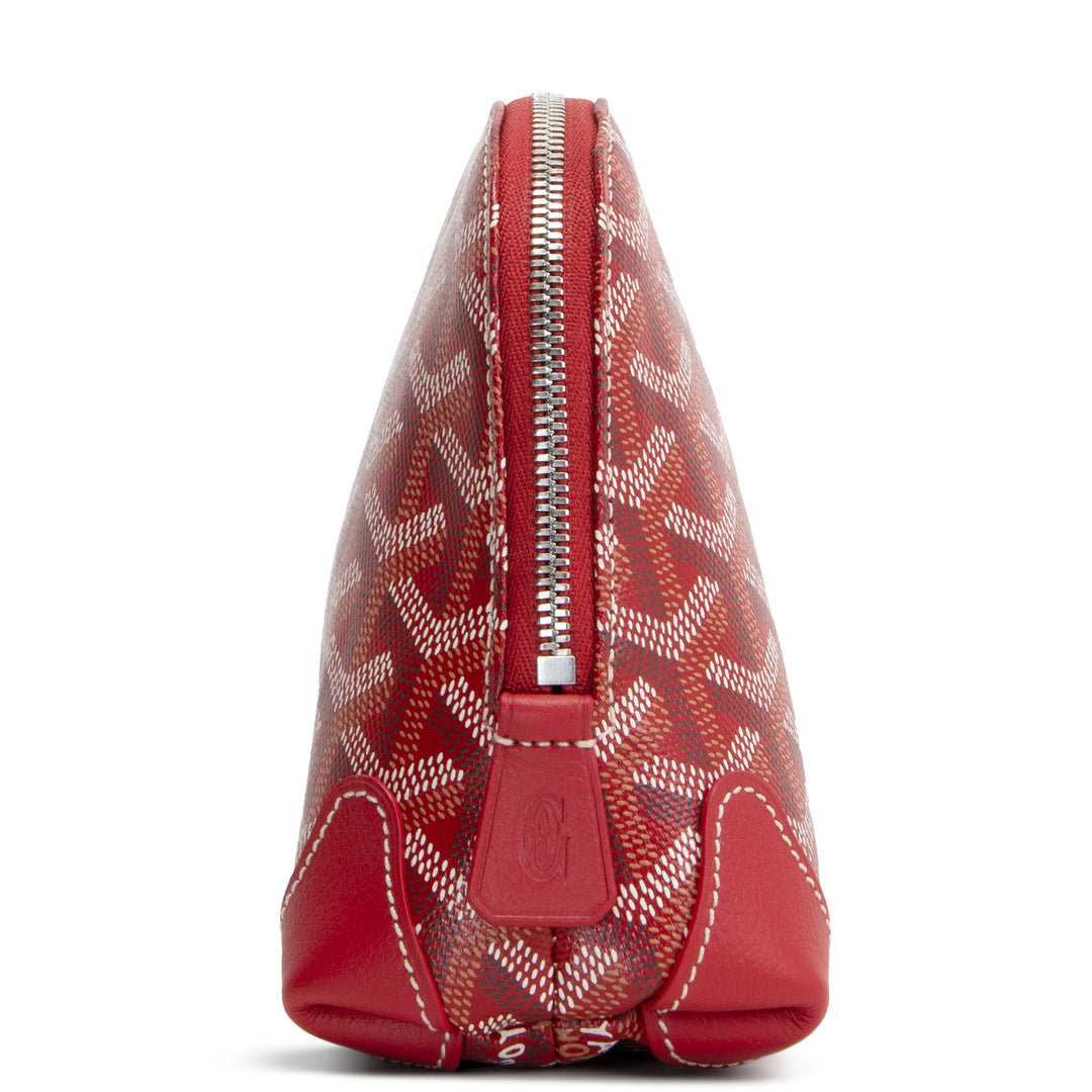 GOYARD Goyardine Vendome Cosmetic Pouch - Red