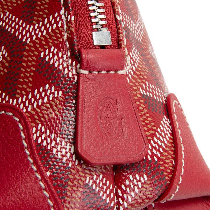 GOYARD Goyardine Vendome Cosmetic Pouch - Red