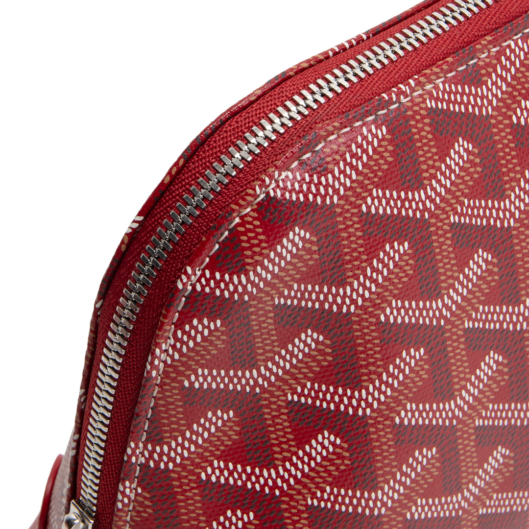 GOYARD Goyardine Vendome Cosmetic Pouch - Red