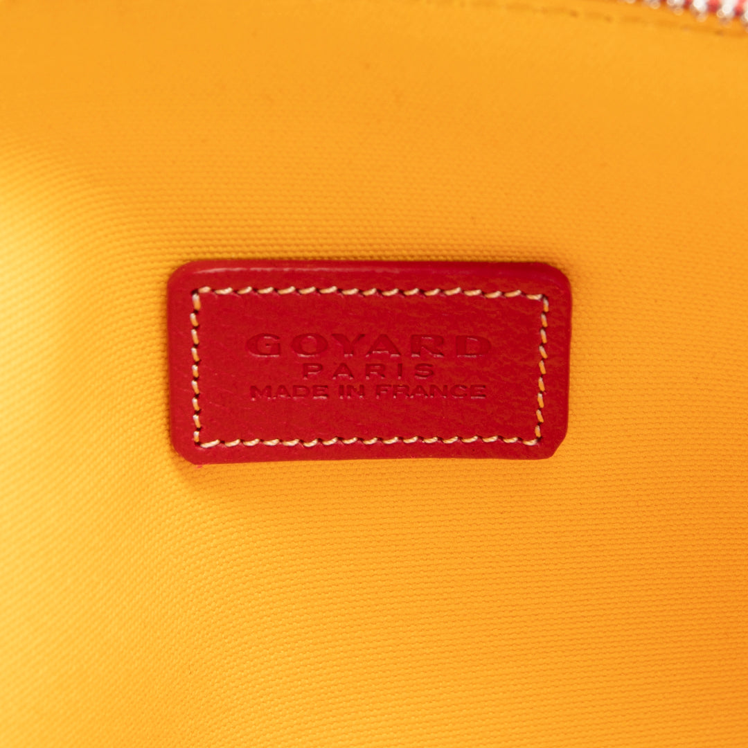 GOYARD Goyardine Vendome Cosmetic Pouch - Red