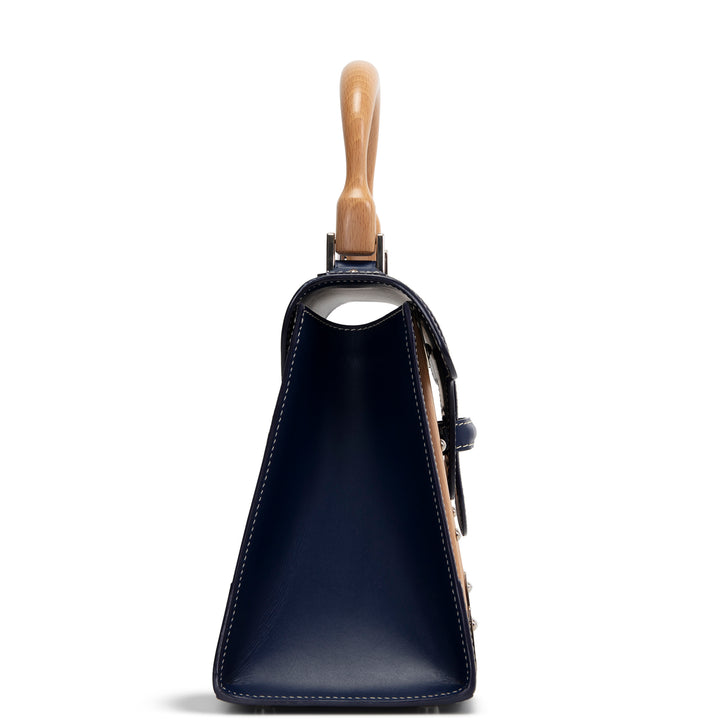 GOYARD Goyardine Structured Saigon PM - Navy Blue