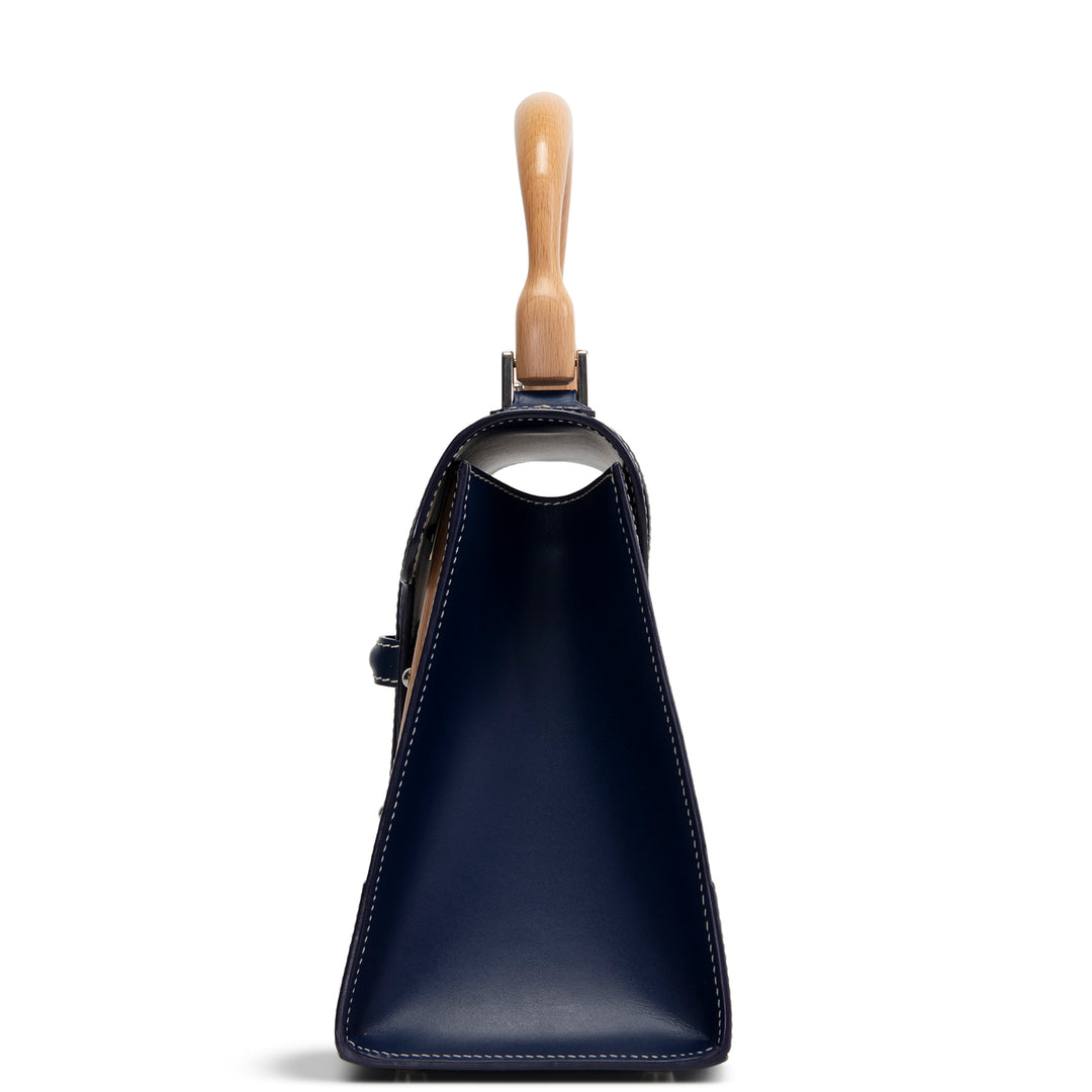 GOYARD Goyardine Structured Saigon PM - Navy Blue