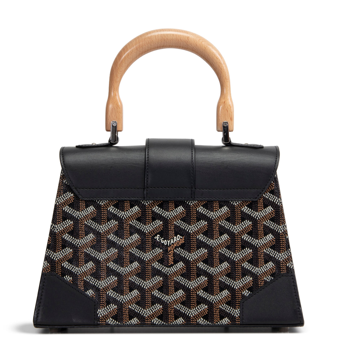 GOYARD Goyardine Structured Saigon Mini - Black