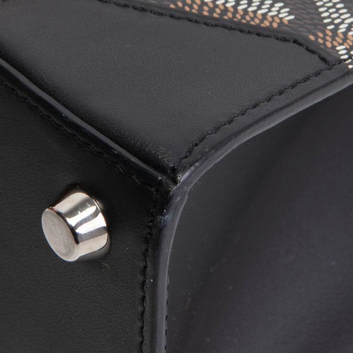 GOYARD Goyardine Structured Saigon Mini - Black