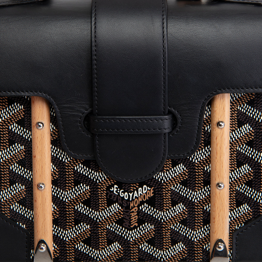 GOYARD Goyardine Structured Saigon Mini - Black