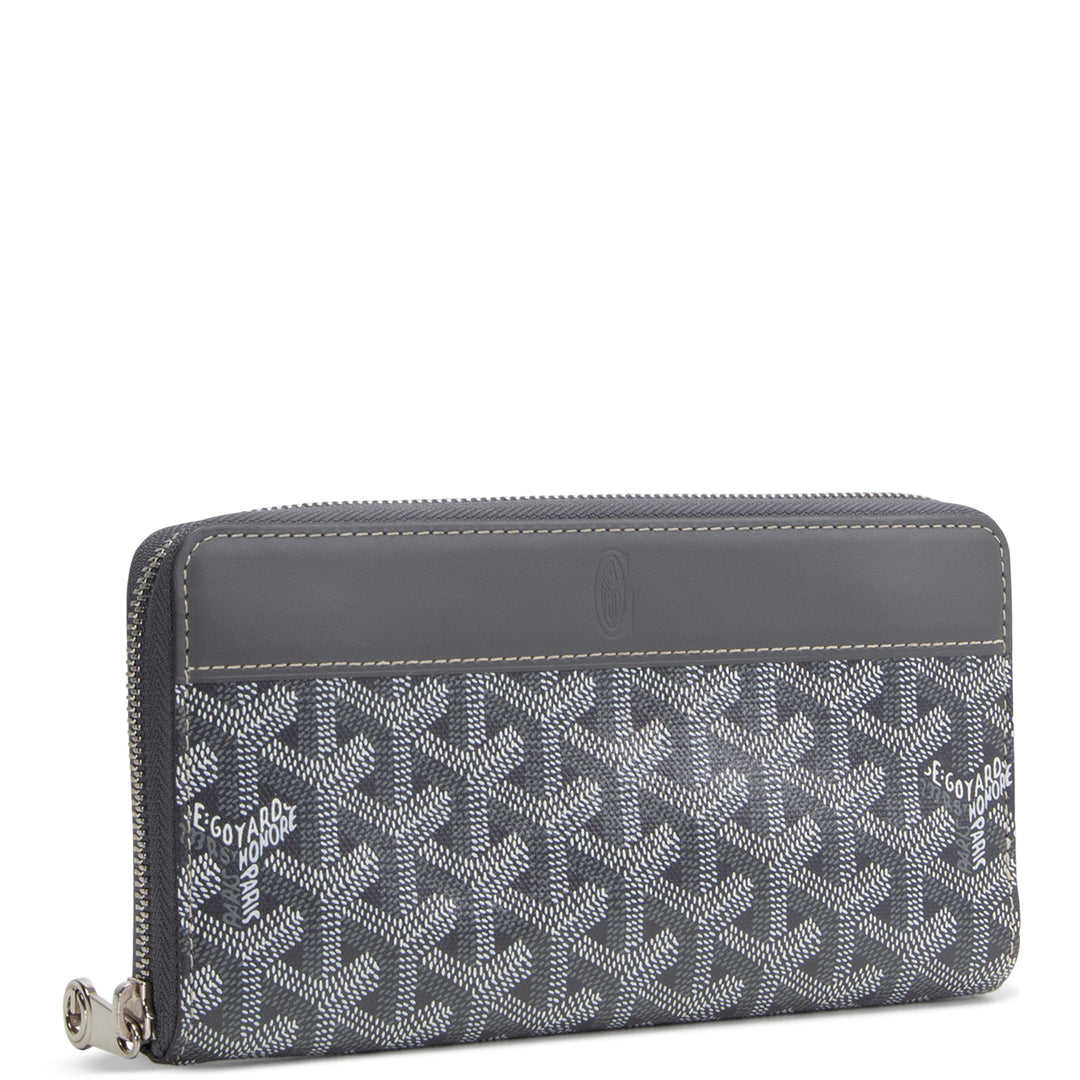 GOYARD Goyardine Matignon Wallet - Gray