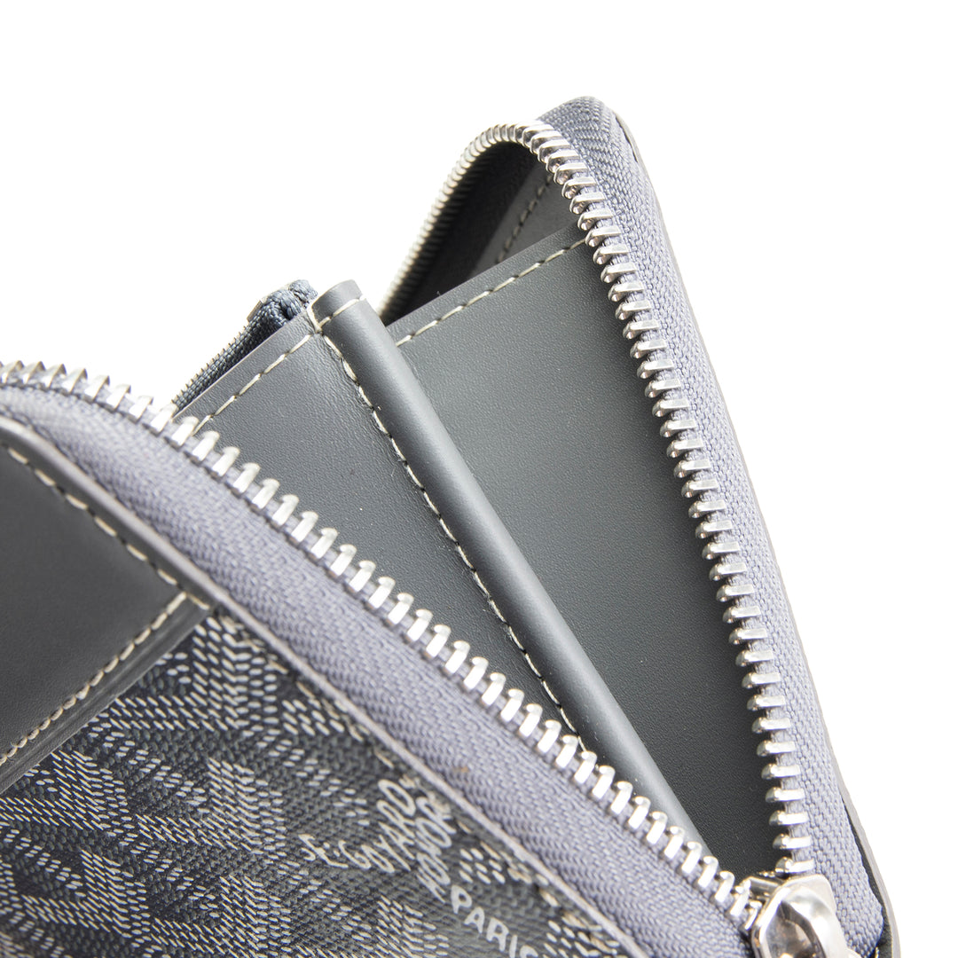 GOYARD Goyardine Matignon Wallet - Gray
