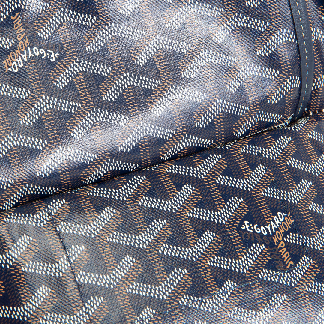 GOYARD Goyardine Plumet Crossbody - Navy