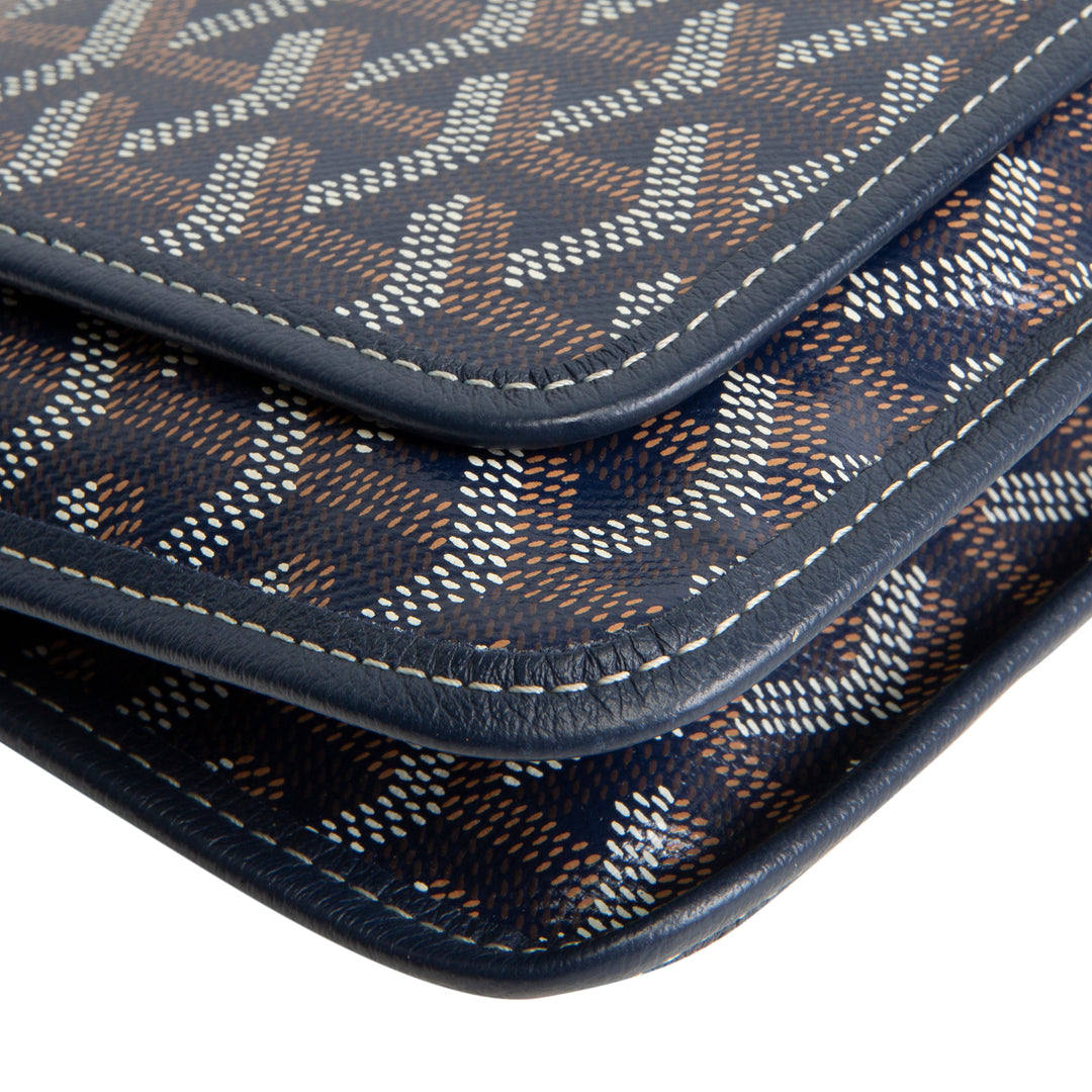GOYARD Goyardine Plumet Crossbody - Navy