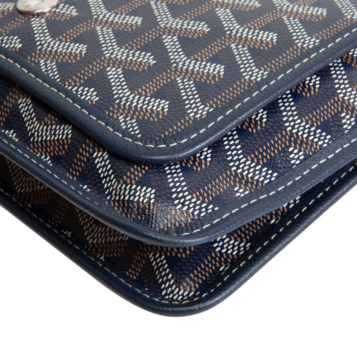 GOYARD Goyardine Plumet Crossbody - Navy