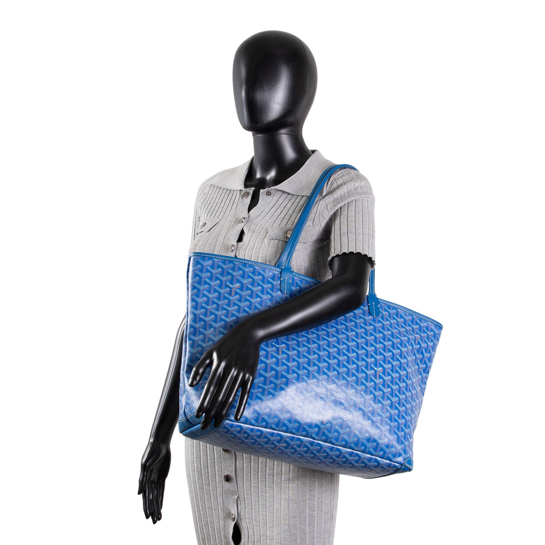 GOYARD Goyardine Artois MM - Blue OUTLET FINAL SALE