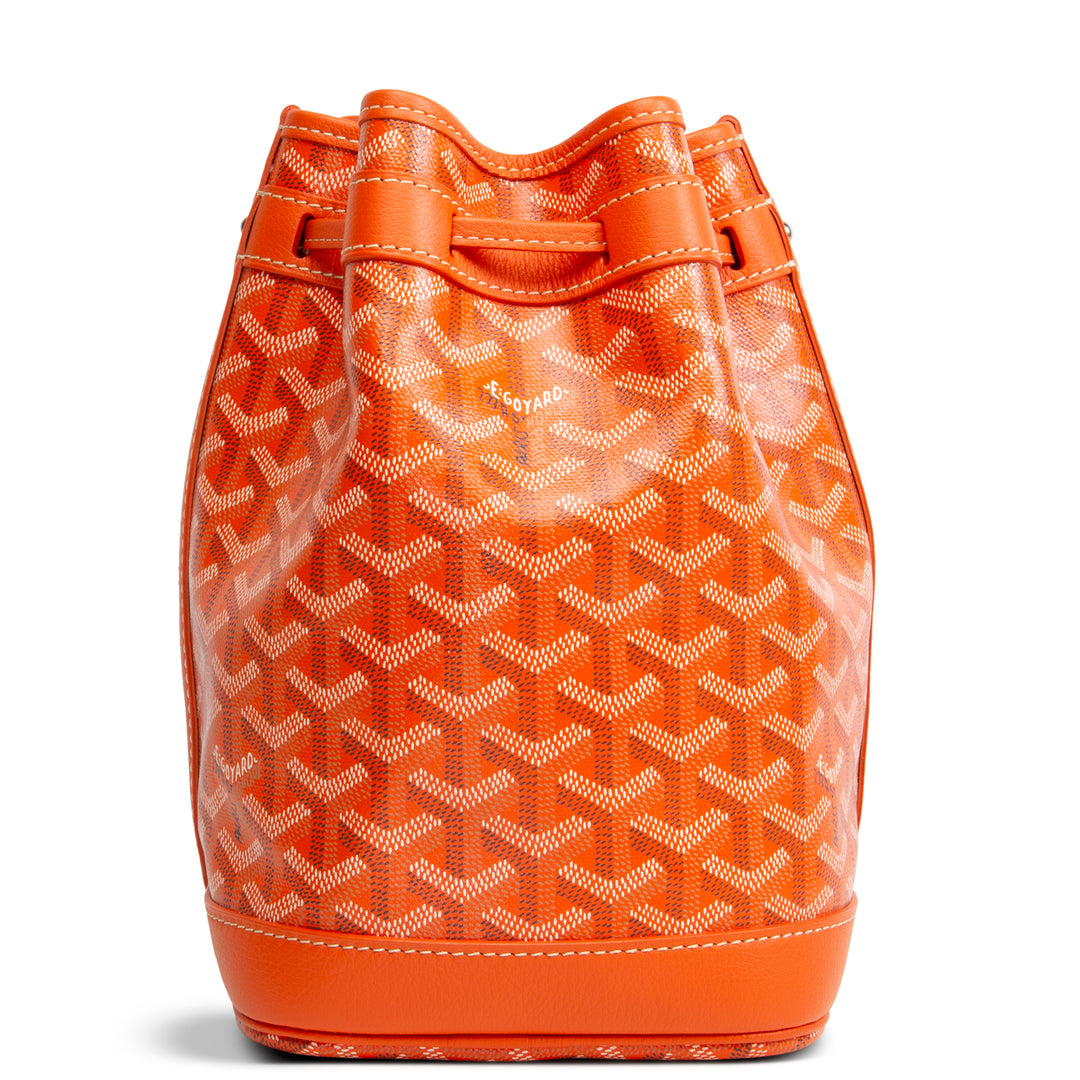 GOYARD Goyardine Petit Flot Bucket Bag - Orange