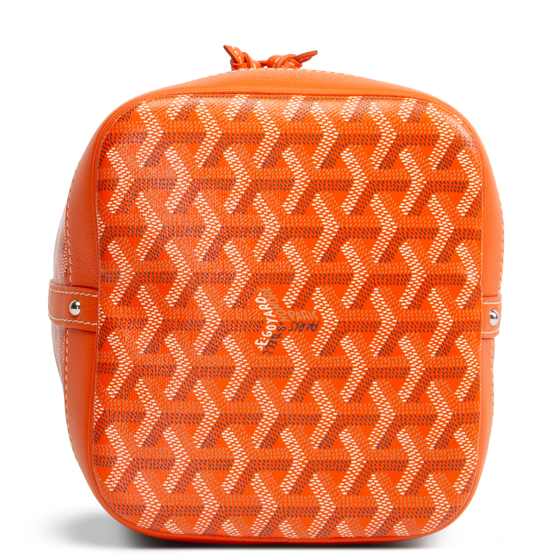 GOYARD Goyardine Petit Flot Bucket Bag - Orange