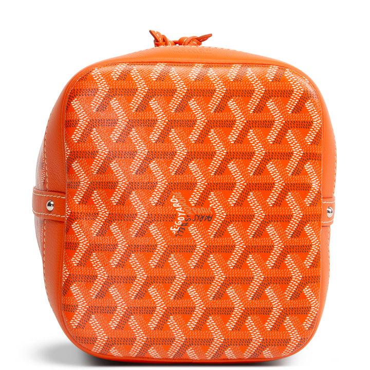 GOYARD Goyardine Petit Flot Bucket Bag - Orange
