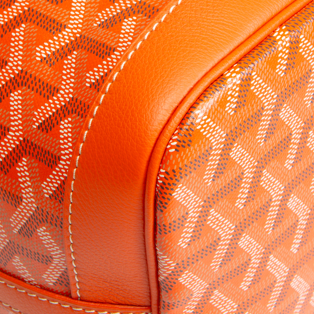 GOYARD Goyardine Petit Flot Bucket Bag - Orange