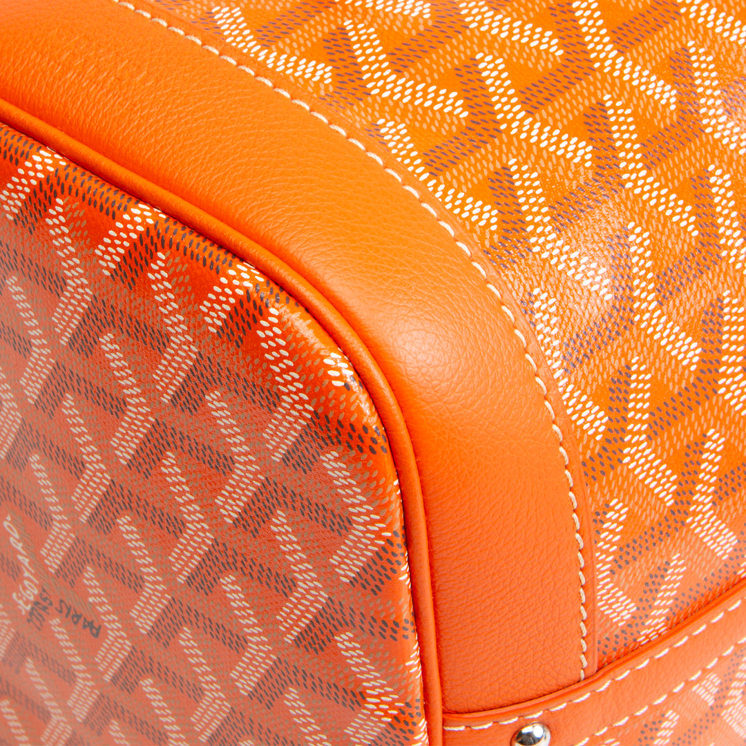 GOYARD Goyardine Petit Flot Bucket Bag - Orange