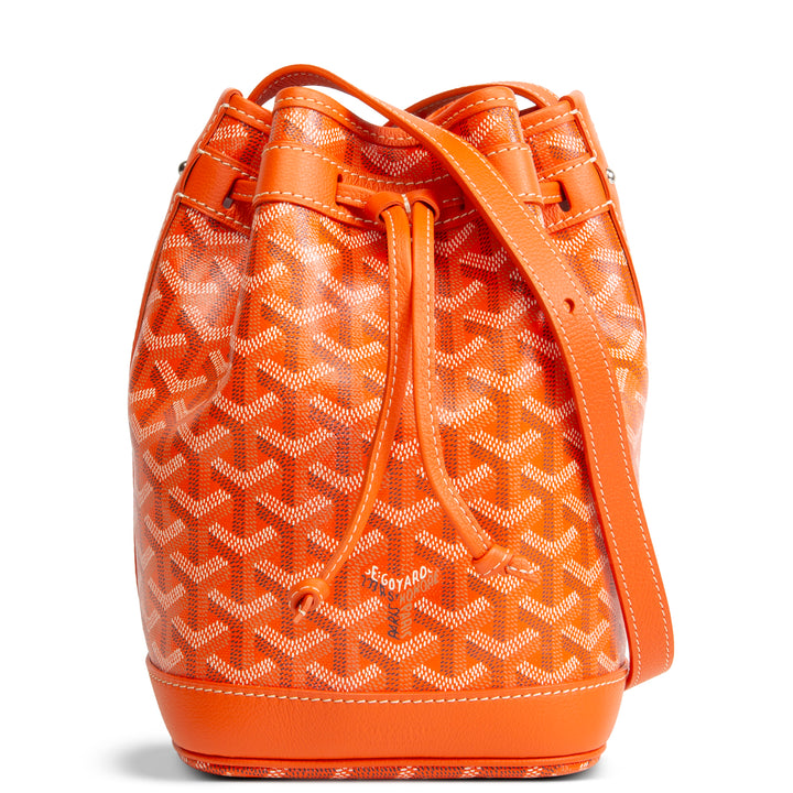 GOYARD Goyardine Petit Flot Bucket Bag - Orange