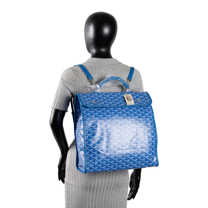 GOYARD Goyardine Saint Leger Backpack - Blue