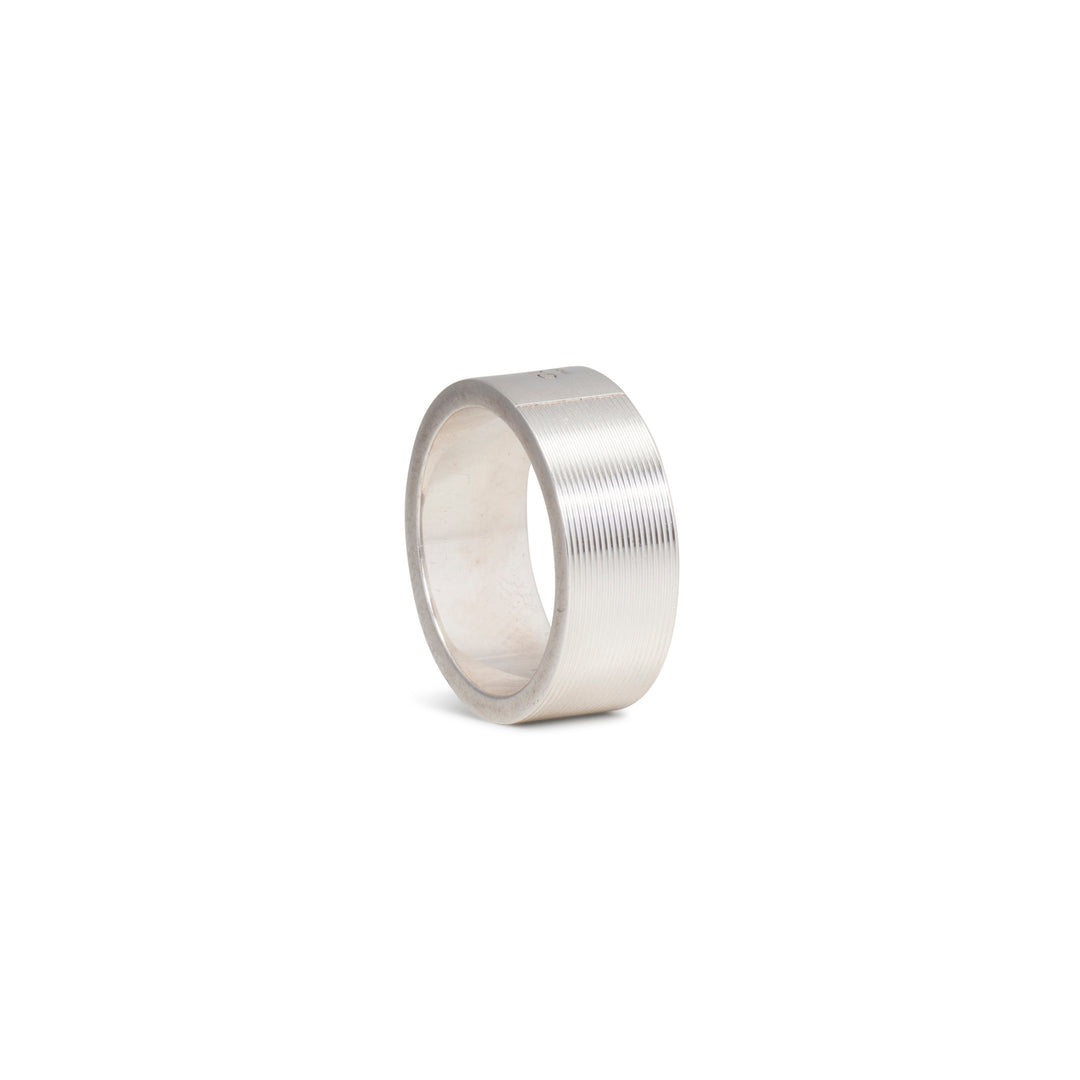 Gucci Groove Trademark Band Ring
