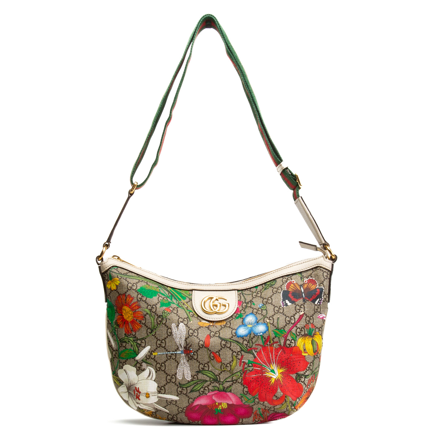 GUCCI GG Flora Hobo Bag - OUTLET FINAL SALE