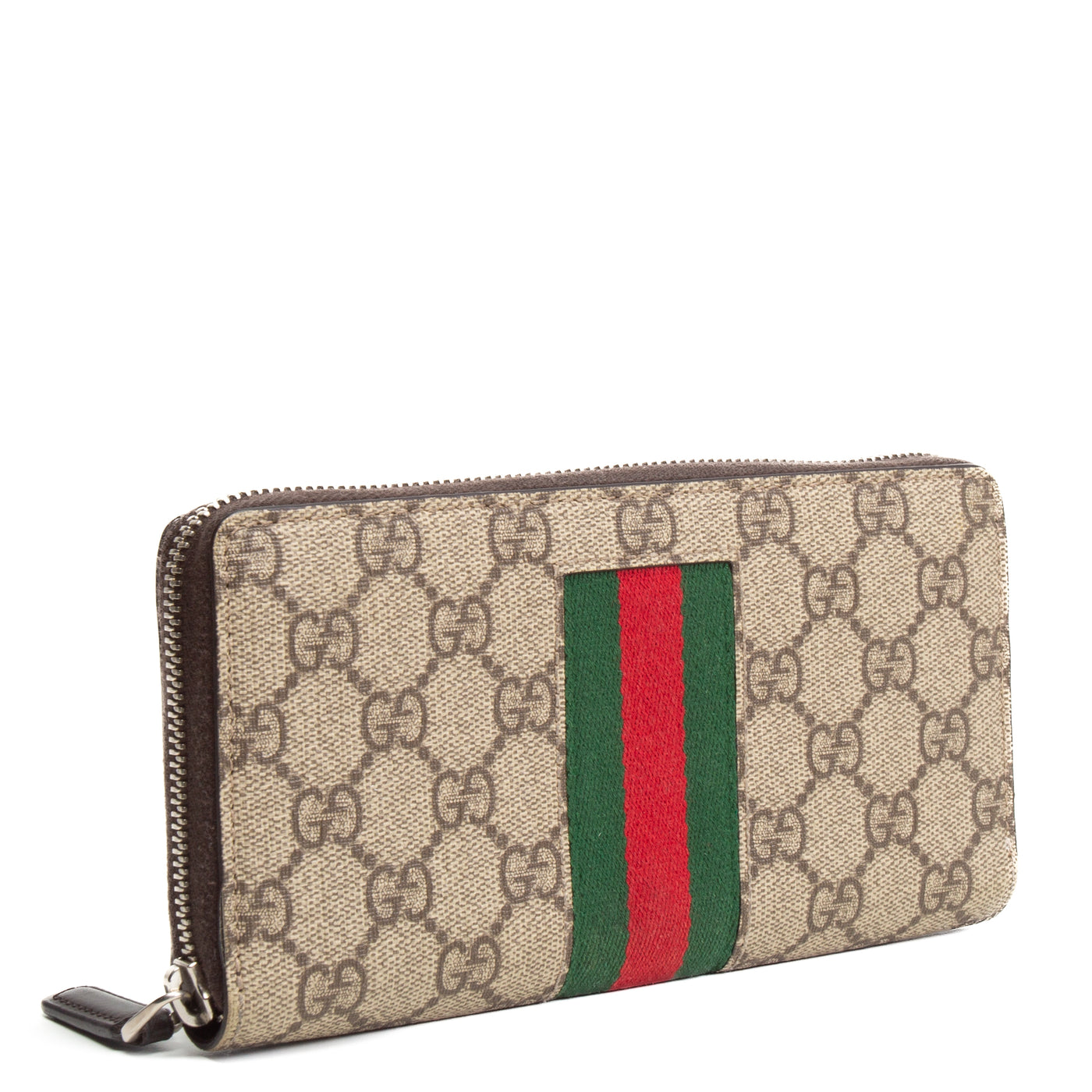 GUCCI GG Supreme Web Contential Wallet