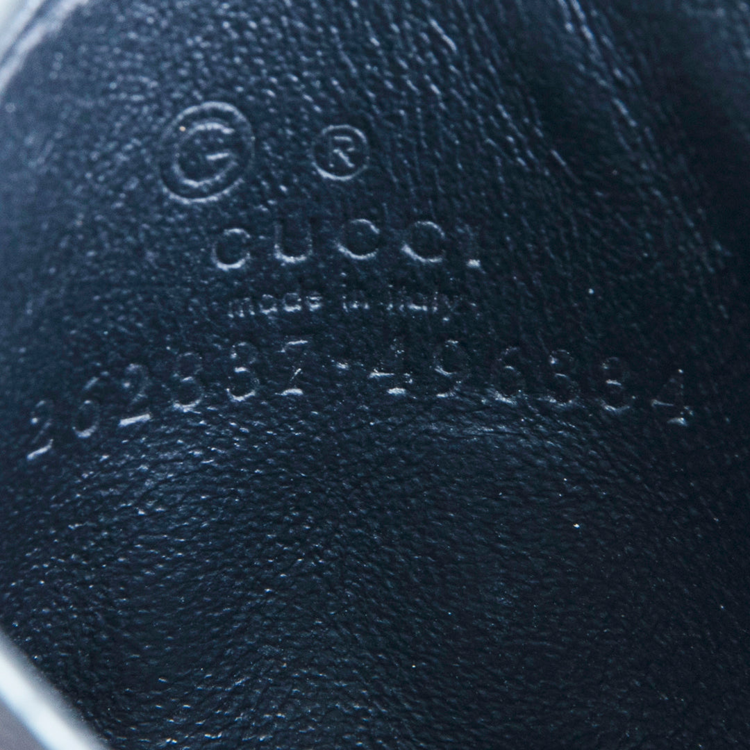 Gucci Microguccissima -Kartenhalter - Schwarzer Outlet Final Sale
